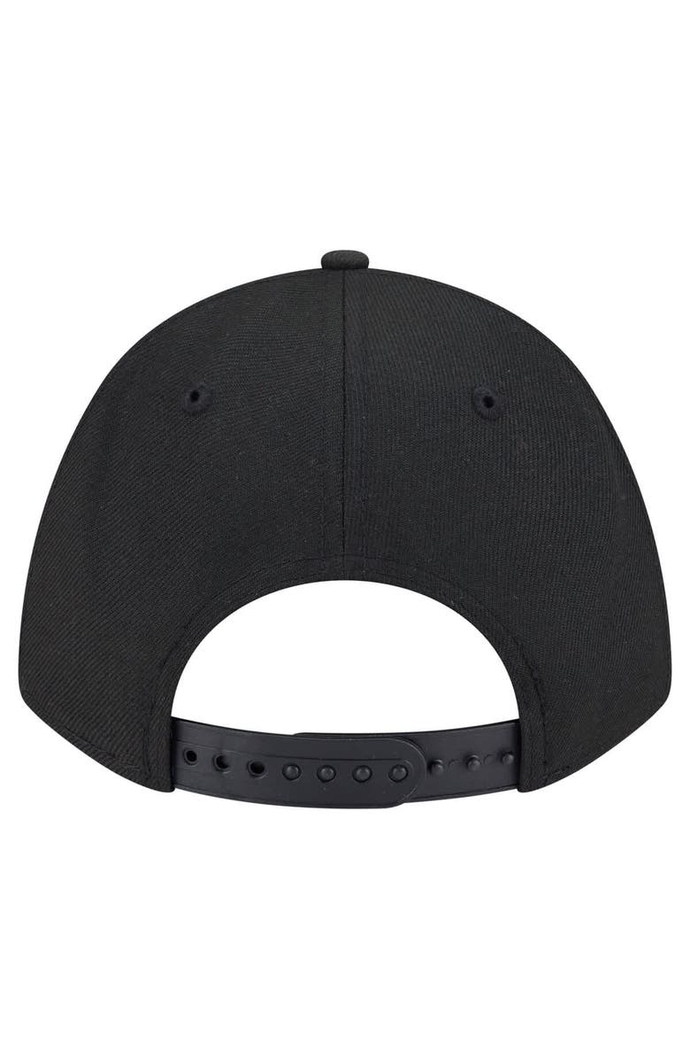 New Era Men's New Era  Black Detroit Lions Team Collection 9FORTY M-Crown A-Frame Adjustable Hat, Alternate, color, 