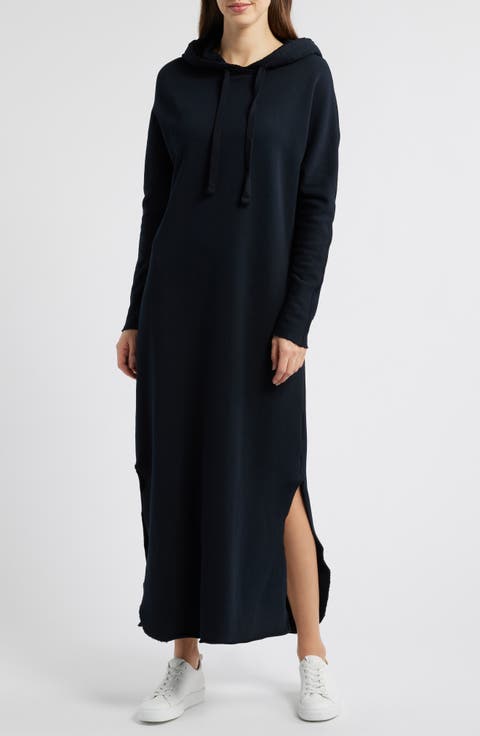 James Long Sleeve Hoodie Dress