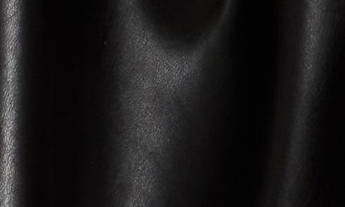 Nordstrom Rack Faux Leather Tank In Black