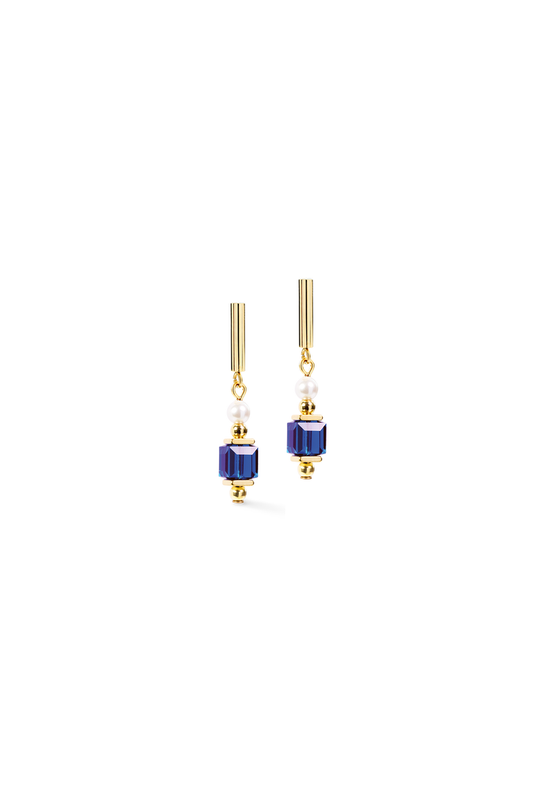 Cocktail Pearls Stud Earrings, Main, color, Sapphire