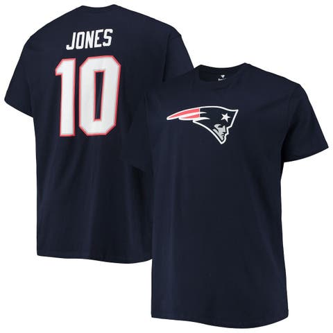 Men's Fanatics Branded Mac Jones Navy New England Patriots Big & Tall Player Name & Number T-Shirt