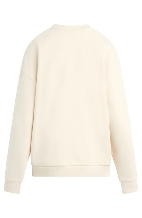 Favorite Daughter Mom Of The Year Cotton Sweatshirt In Gardenia