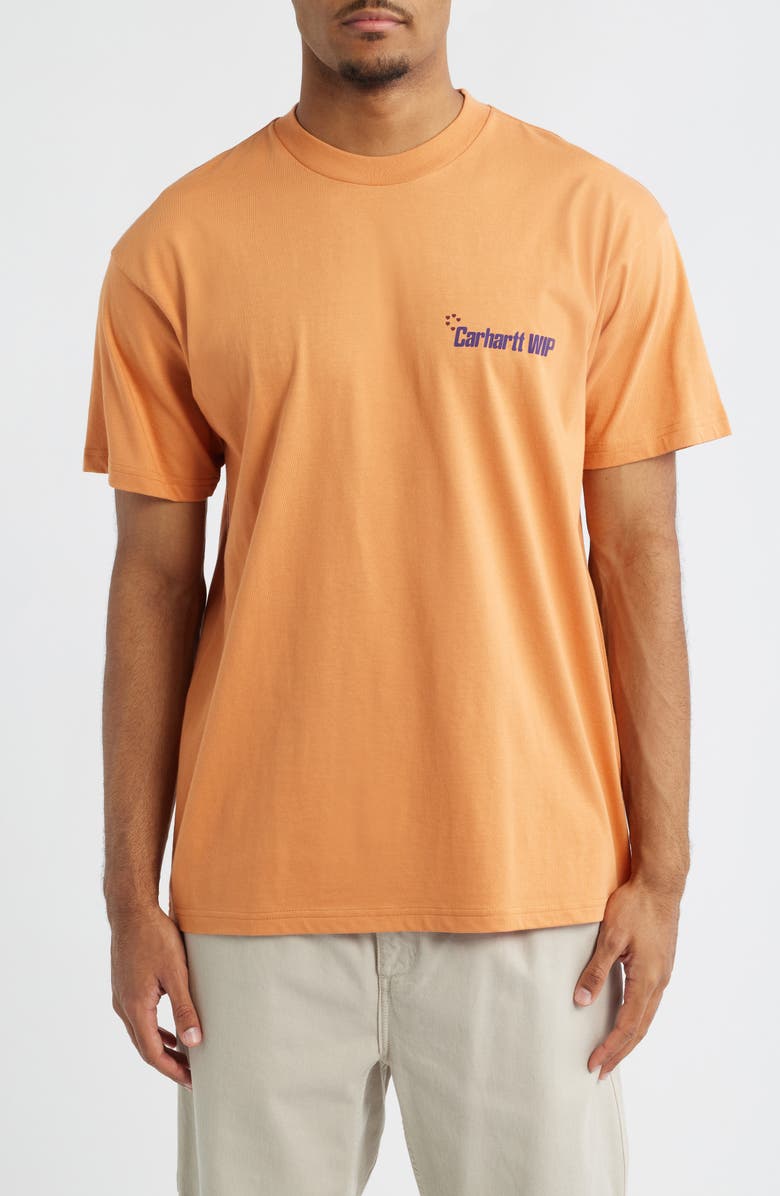 Carhartt Work In Progress All Tools Organic Cotton Graphic T-Shirt, Main, color, Orange/Red Haven