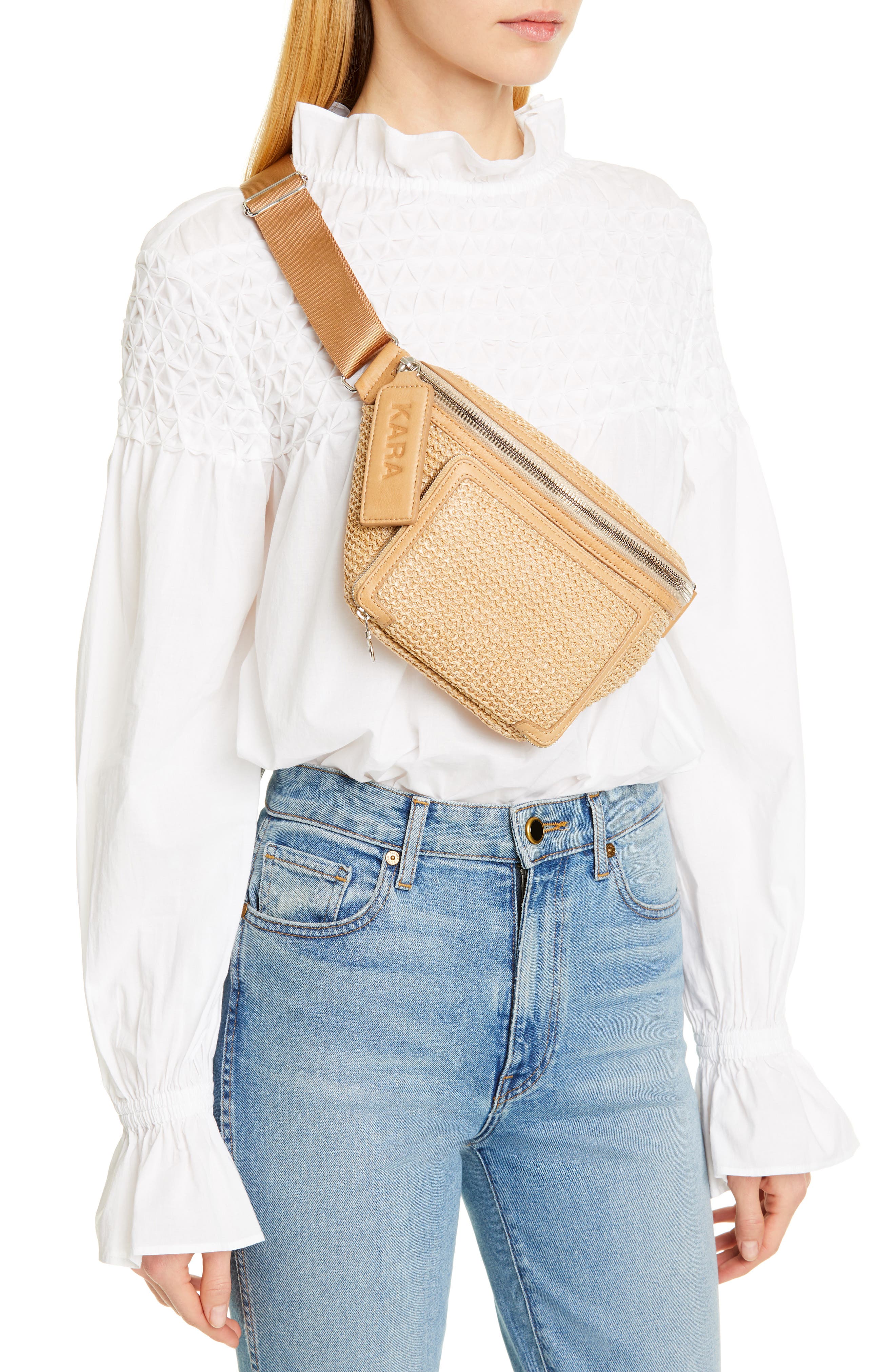 Kara Woven Bum Bag, Alternate, color, 