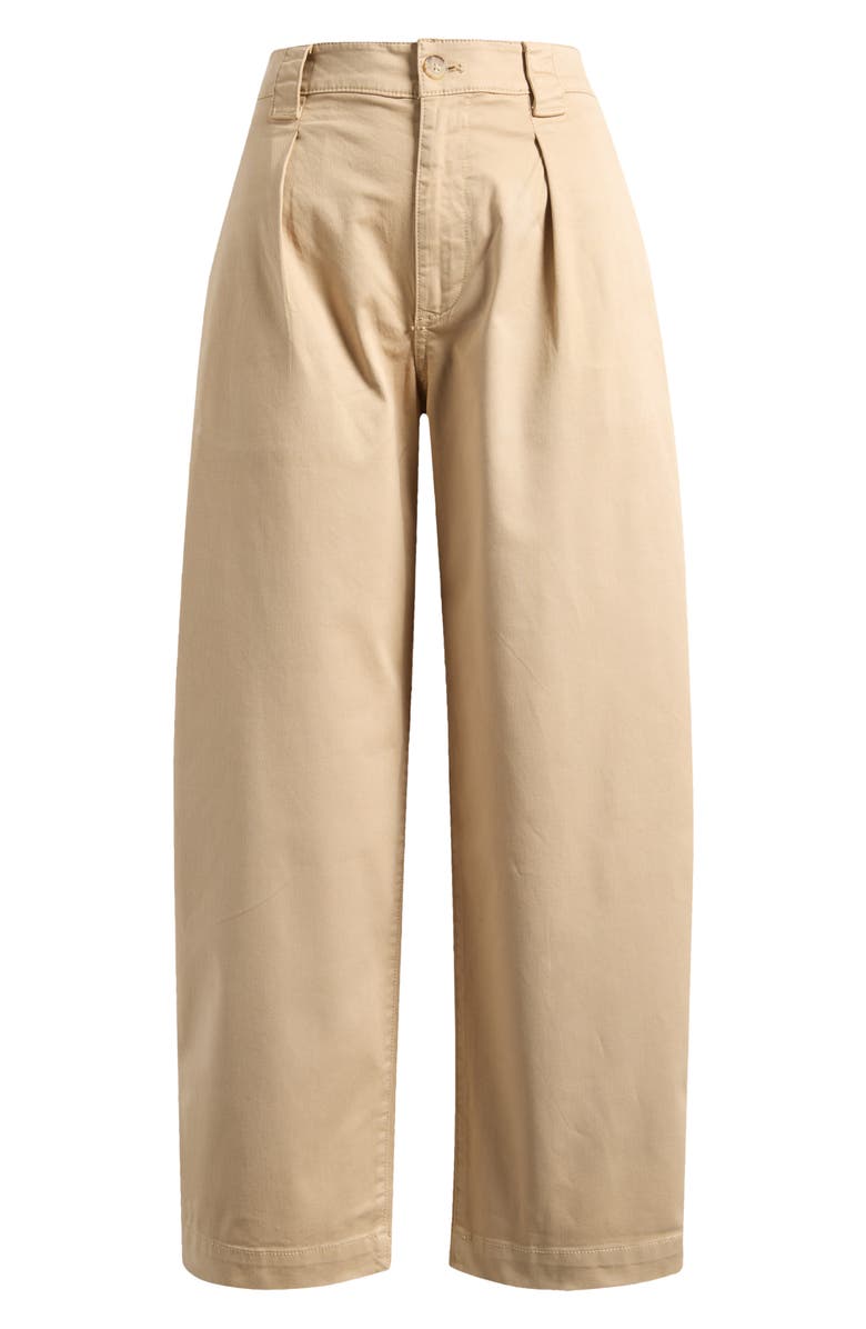 Madewell The Barrel Leg Chino Pants, Main, color, Fawn