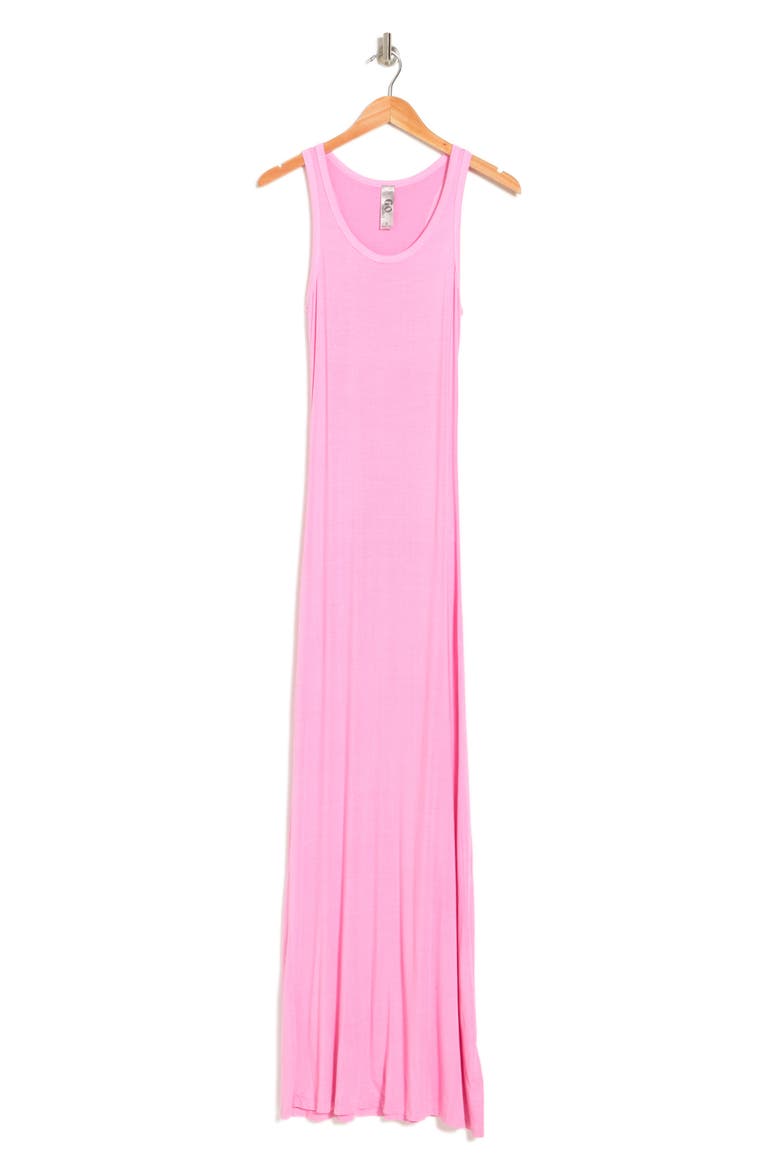 A-Line Maxi Dress, Alternate, color, BEGONIA PINK