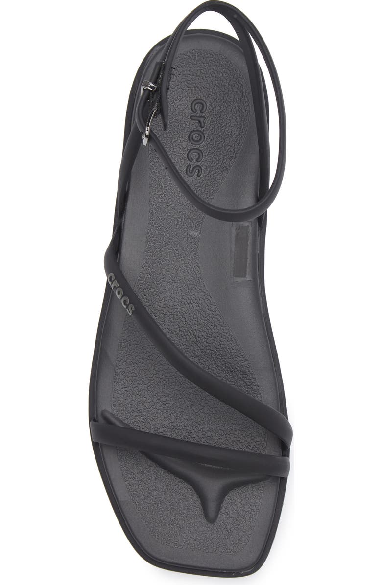 CROCS Miami Ankle Strap Sandal, Alternate, color, Black