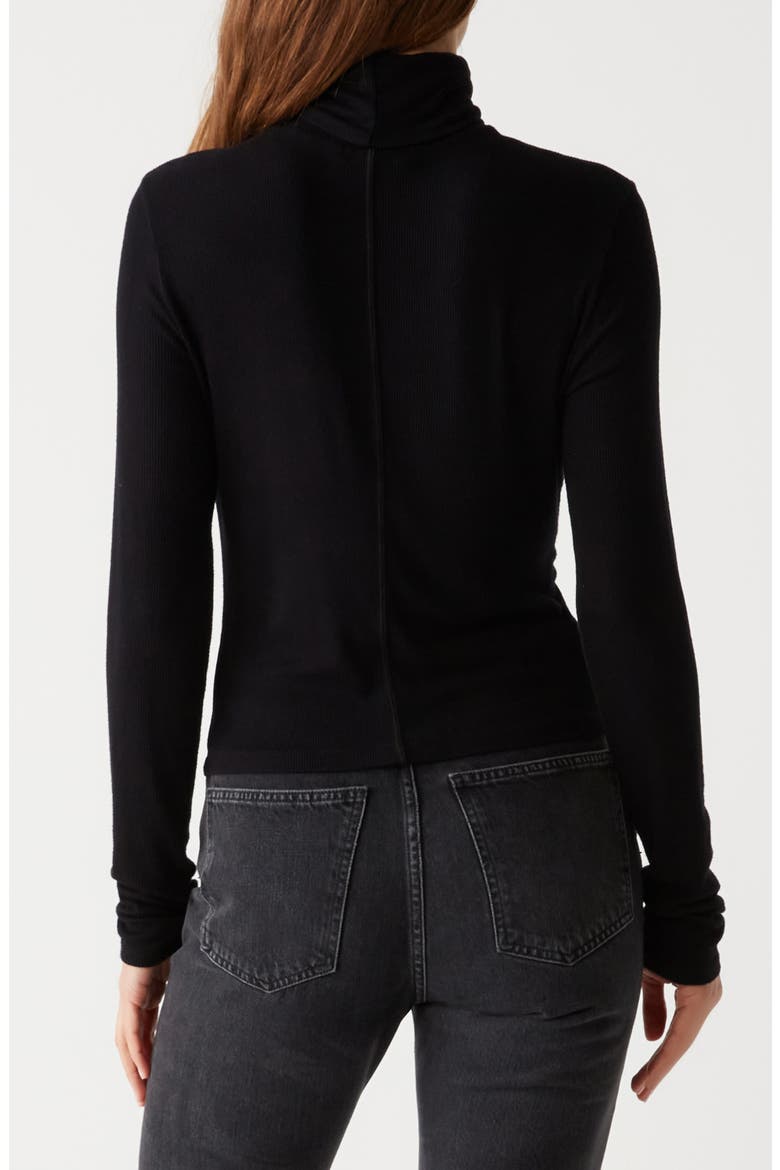 Tara Rib Turtleneck, Alternate, color, BLACK