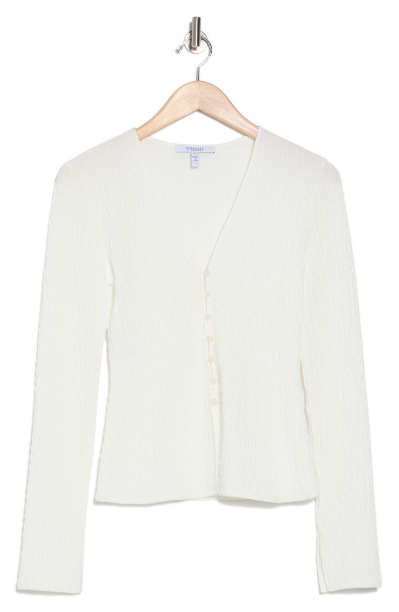 Derek Lam 10 Crosby Esmee Long Sleeve Smocked Button-Up Top, Alternate, color, 