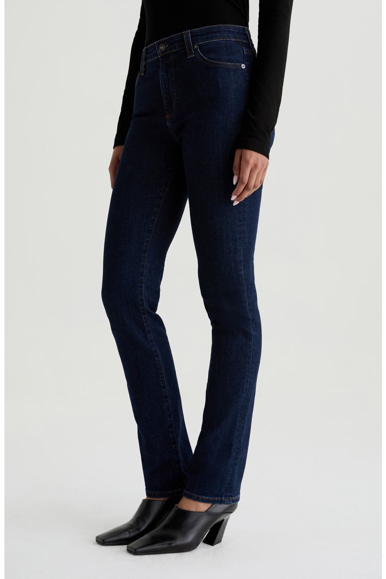 Mari Extended Slim Straight Leg Jeans, Alternate, color, MODERN INDIGO