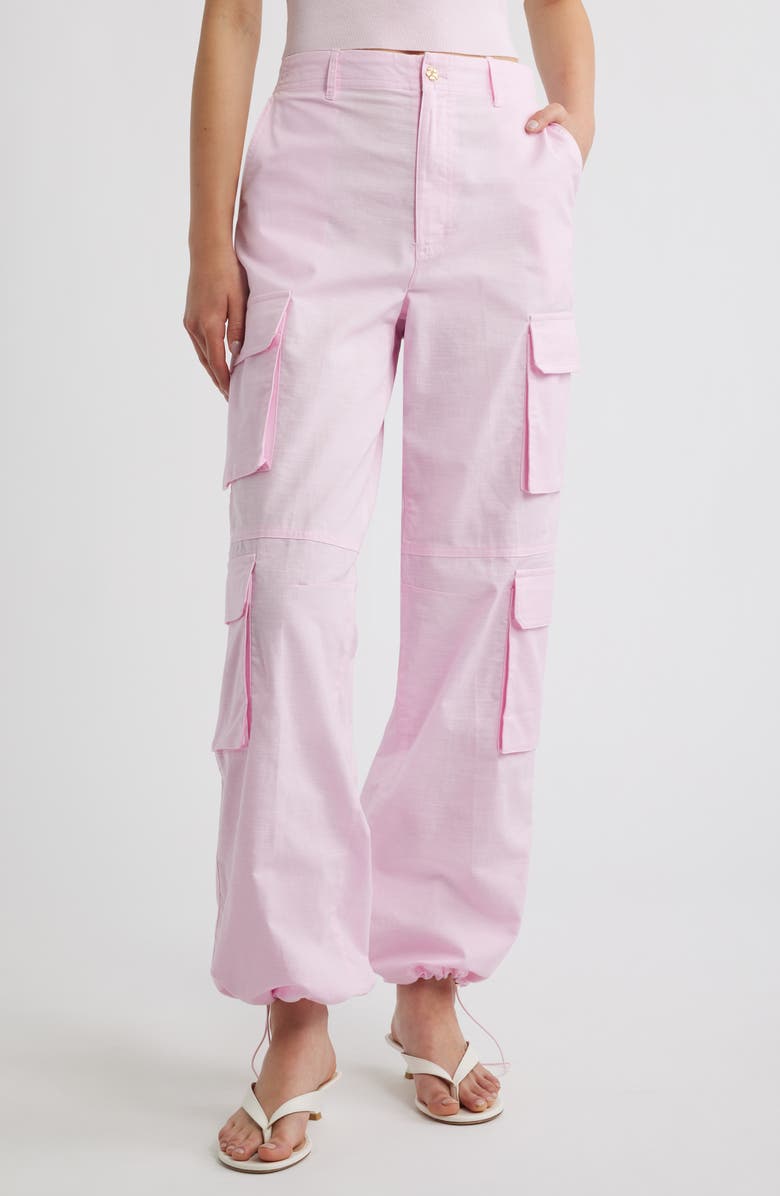 Kulani Kinis Relaxed Cargo Pants, Alternate, color, Pocket Pink