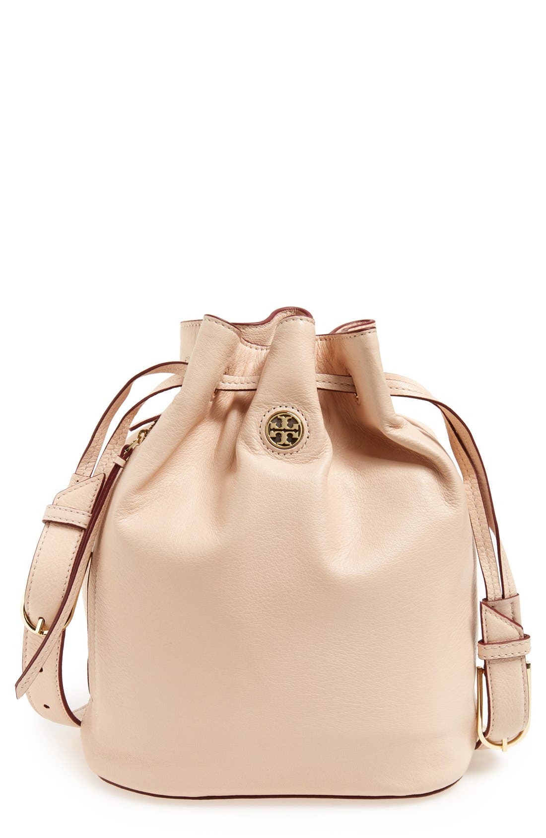 'Brody' Bucket Bag, Main, color, LIGHT OAK
