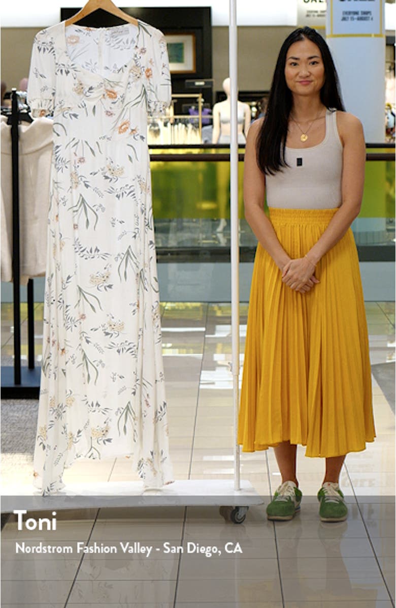 Franklin Floral Puff Sleeve Maxi Dress