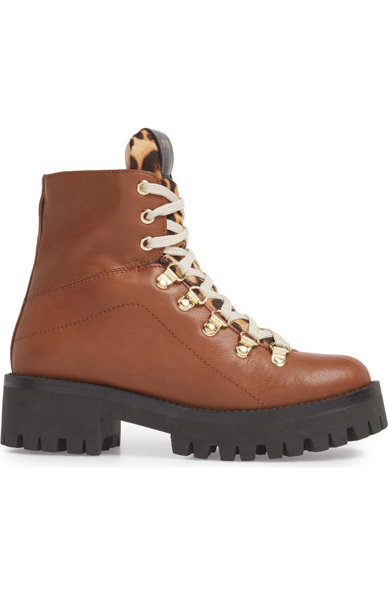Steve Madden Boom Hiker Boot with Genuine Calf Hair, Alternate, color,