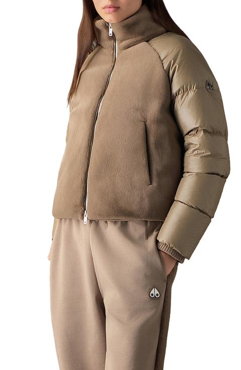 Queens Mix Media 800 Fill Power Down Jacket