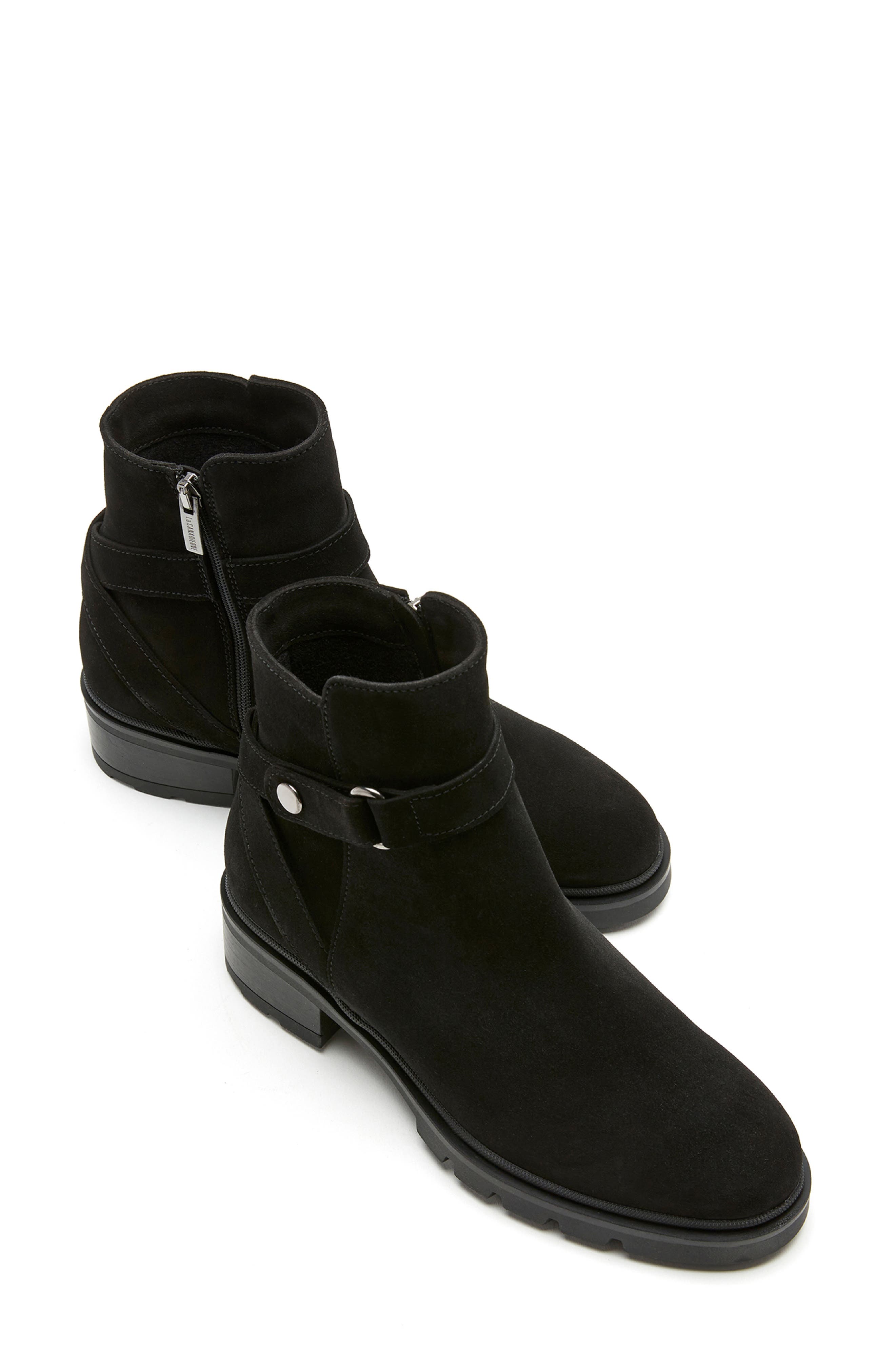 La Canadienne Steven City Dry<sup>™</sup> Waterproof Bootie, Alternate, color, Black Suede