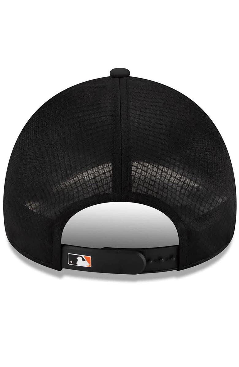 New Era Men's New Era Black San Francisco Giants 2026 Batting Practice Apex 9FORTY Adjustable Trucker Hat, Alternate, color, Black