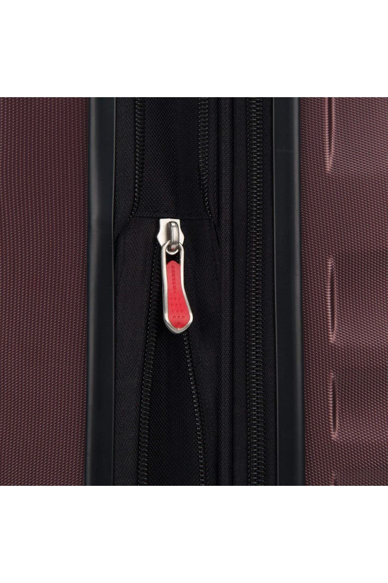 Delsey Alexis Lightweight Luggage-Checked Medium, Alternate, color, Burgundy