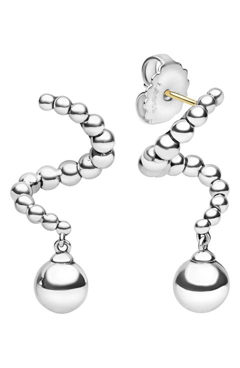 Caviar Bubbly Drop Earrings