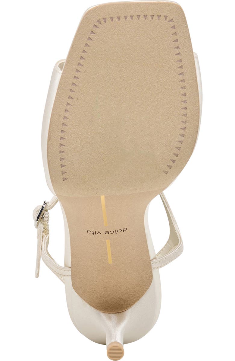 Dolce Vita Hilery Ankle Strap Sandal, Alternate, color, Off White Satin