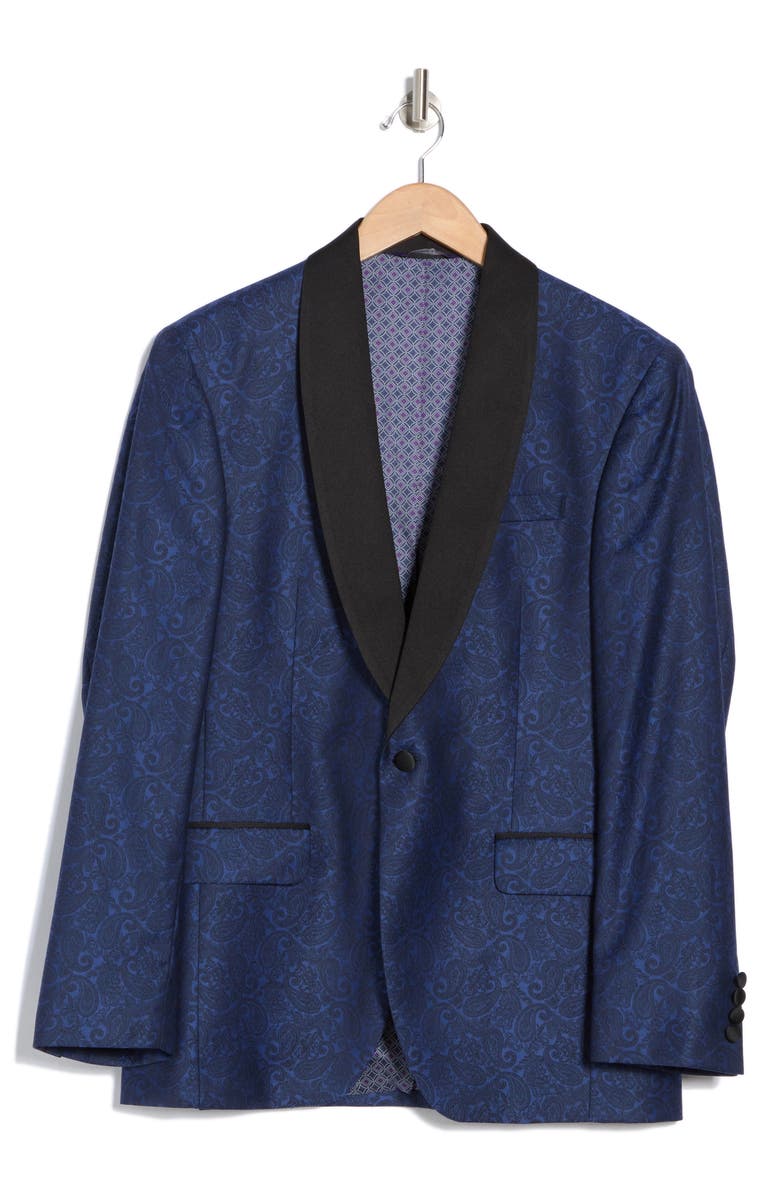 Ted Baker London Paisley Dinner Jacket, Alternate, color, 