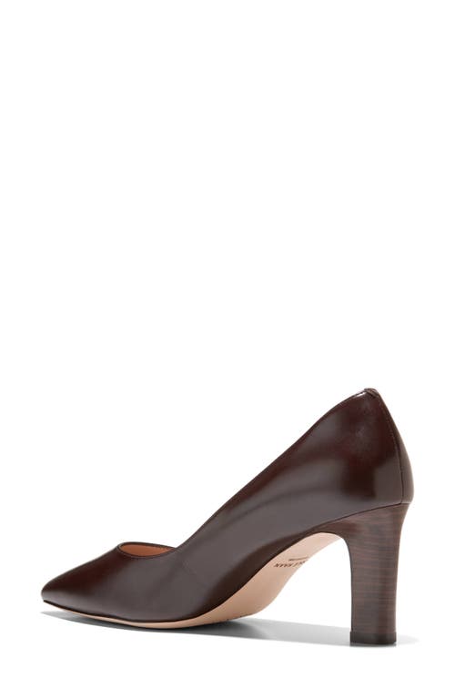 Cole Haan Mylah Pump In Dark Chocolate Leather