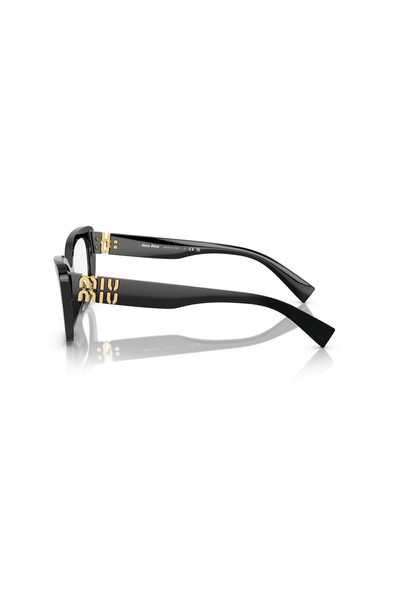 55mm Cat Eye optical glasses, Alternate, color, Black