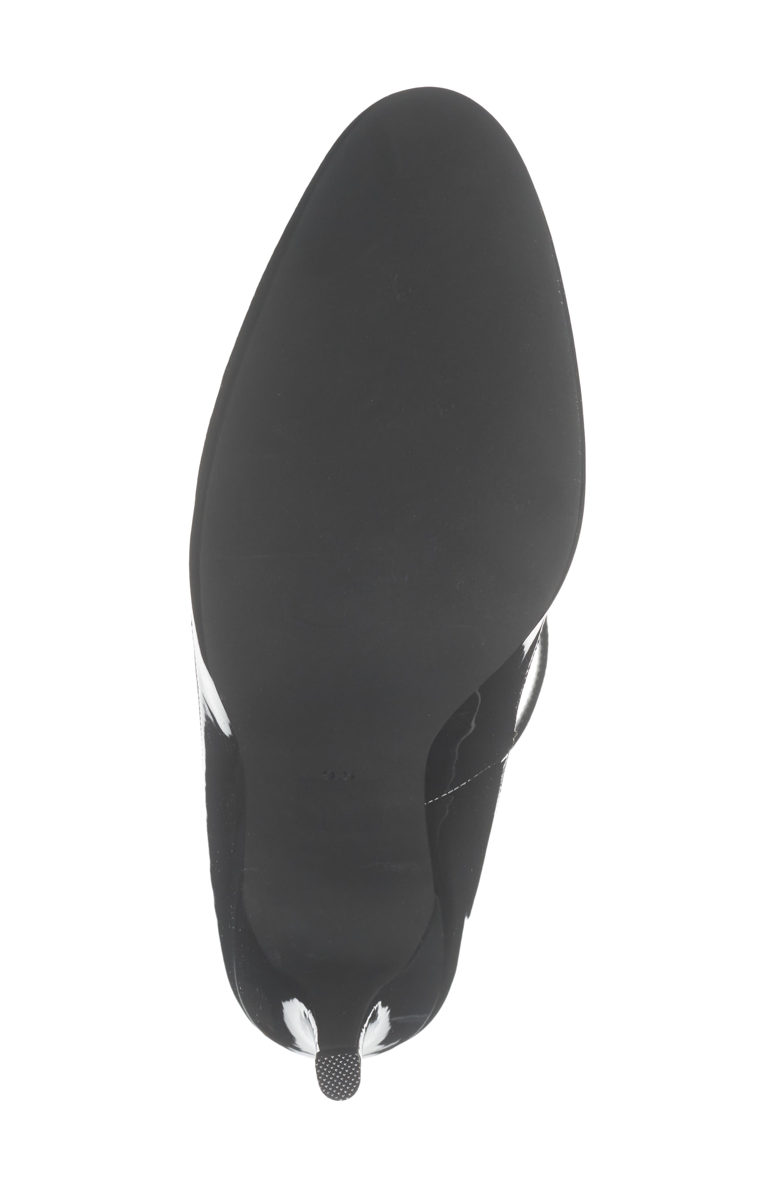 Spotlight Ankle Strap Pump, Alternate, color, BLACK PATENT BEIGE