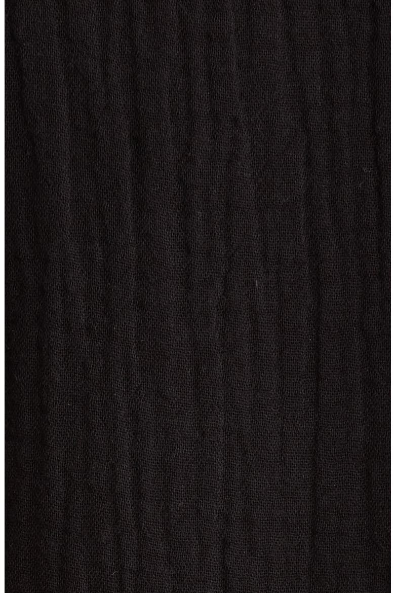 Embroidered Detail Cotton Tank, Alternate, color, 001 BLACK