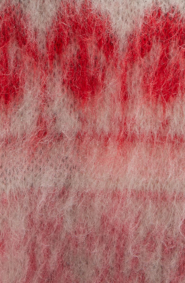 Isabel Marant Dullyth Oversize Wool & Mohair Blend Crewneck Sweater, Alternate, color,