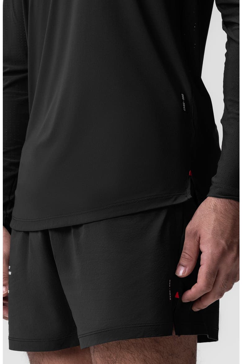 Laser Vent Established Long Sleeve Shirt, Alternate, color, Black