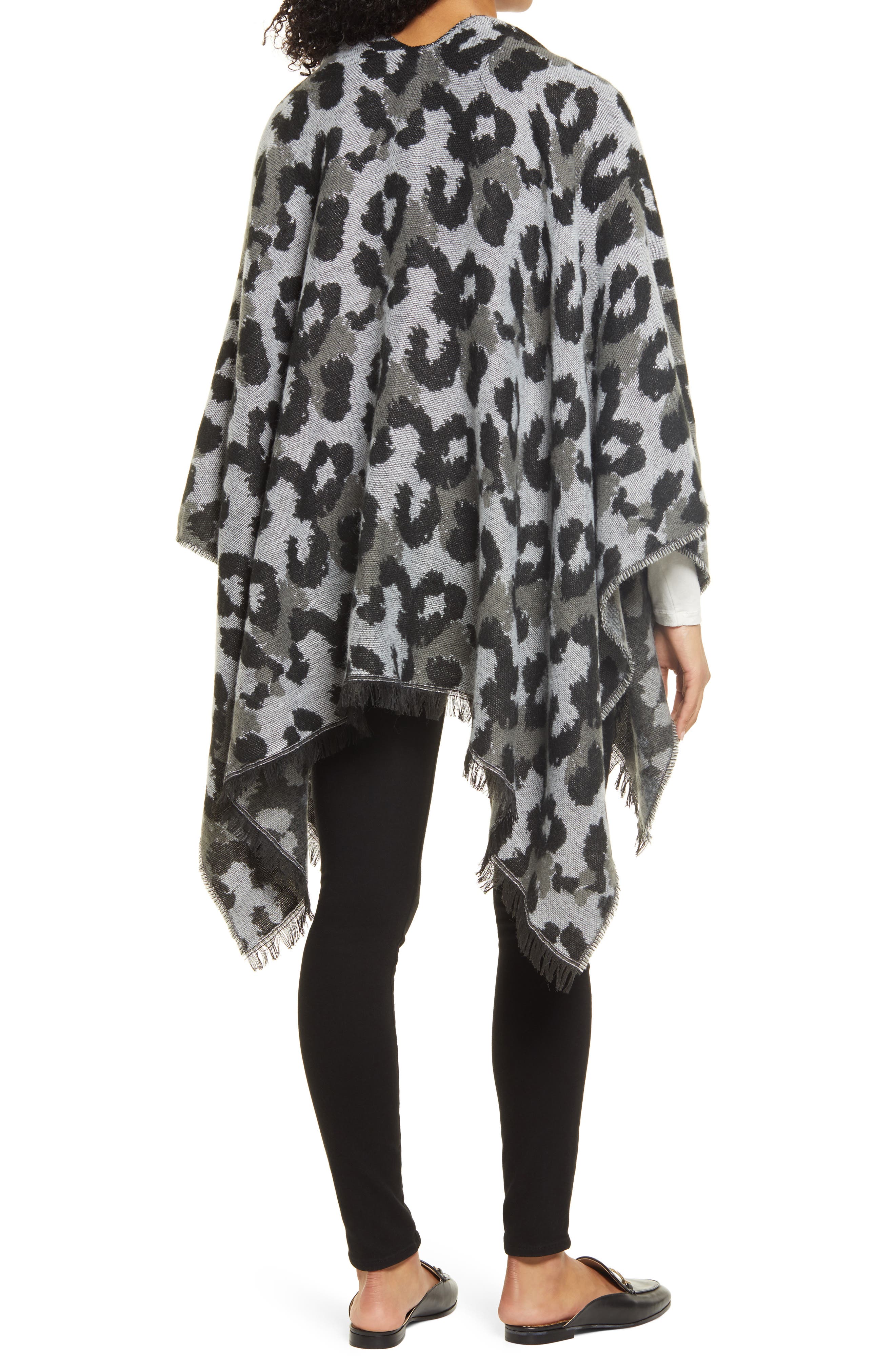 Nordstrom Animal Print Ruana (Women) | Nordstromrack