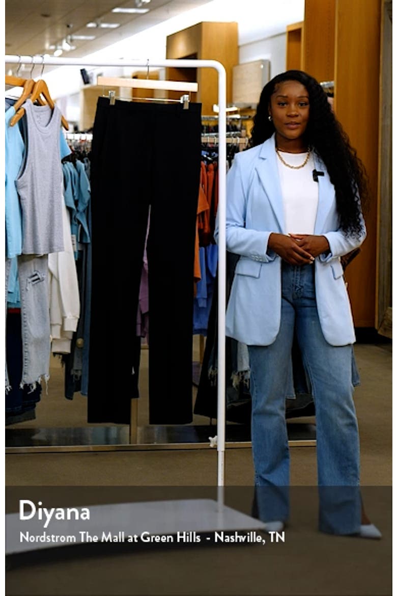 Slim Fit Stretch Wool Trousers video