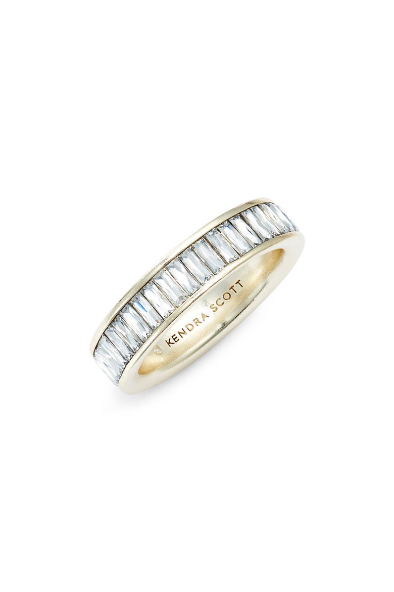 Jack Band Ring, Main, color, GOLD/ WHITE CZ