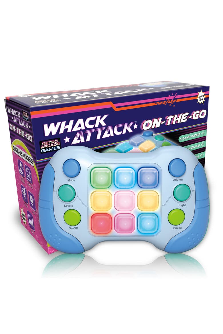Whack Attack On the Go 5 in 1 Reflex & Memory Game, Main, color, Multicolored