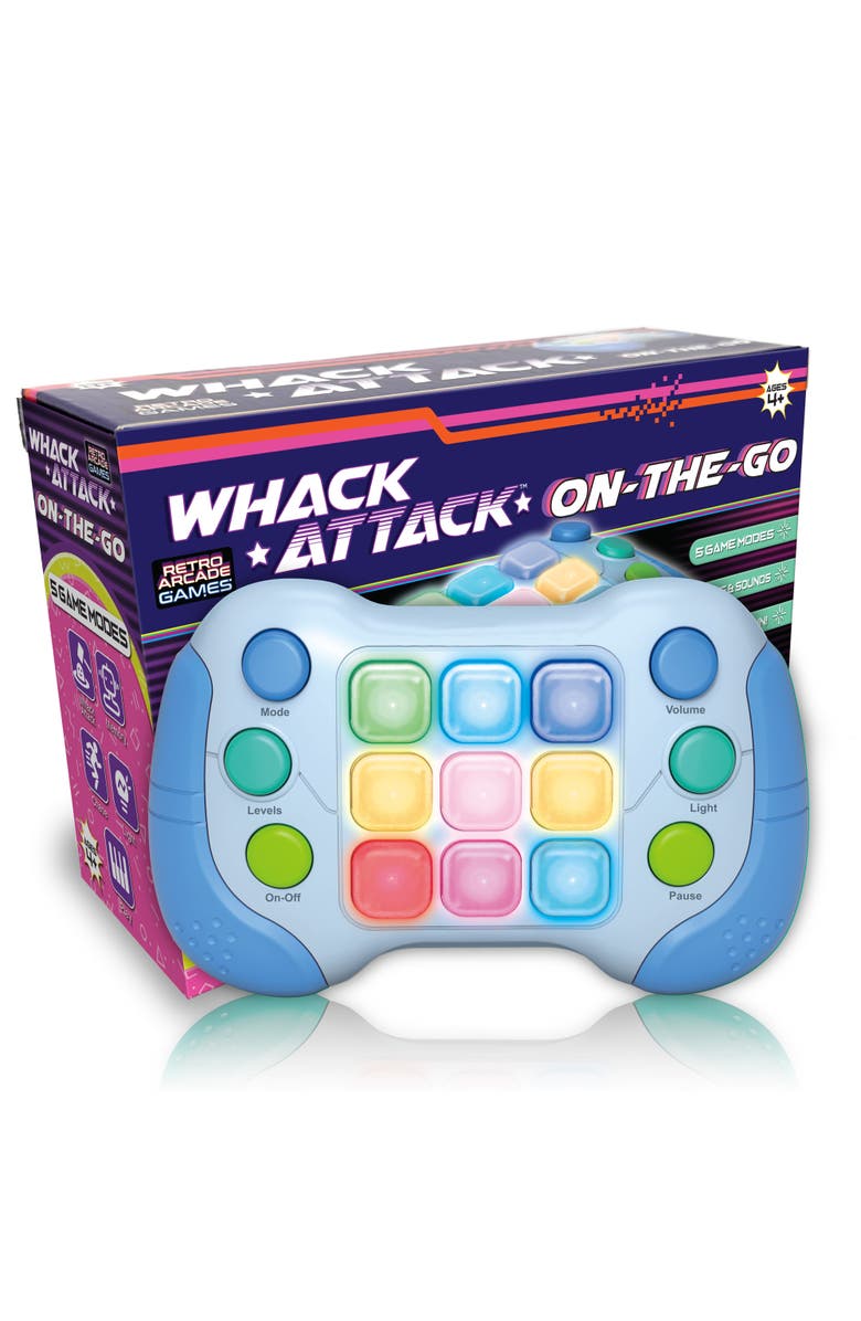 Thin Air Games Whack Attack On the Go 5 in 1 Reflex & Memory Game, Main, color, Multicolored