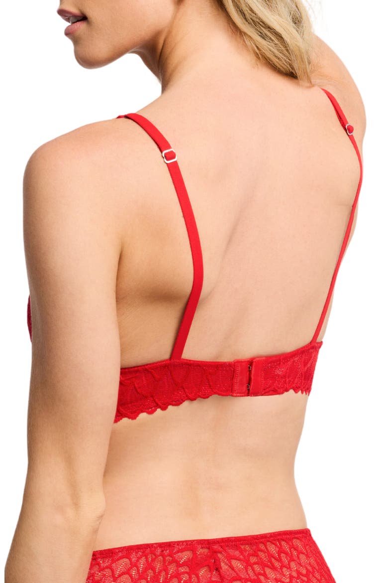 Lacey Mystique Lace Underwire Bra, Alternate, color, SWEET RED