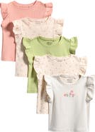 NEXT 5-Pack Assorted Frill Graphic T-Shirts