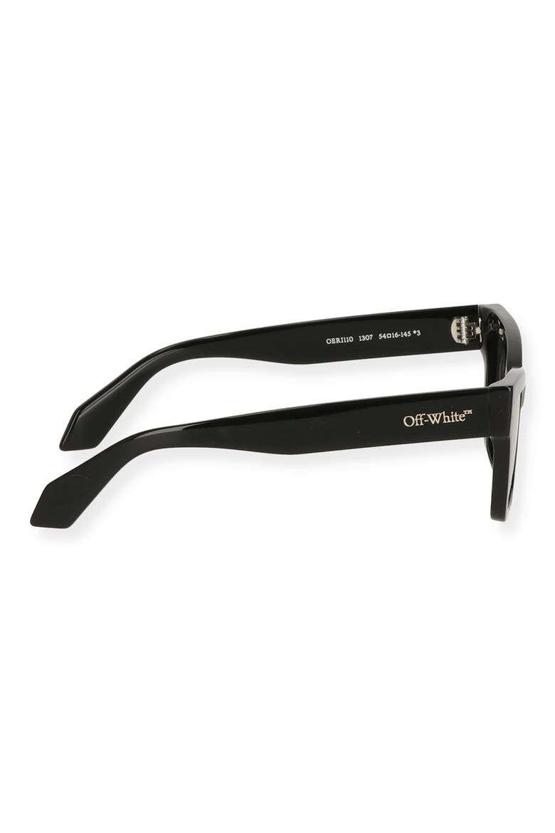 Cincinnati 54mm Square Sunglasses, Alternate, color, BLACK DARK GREY