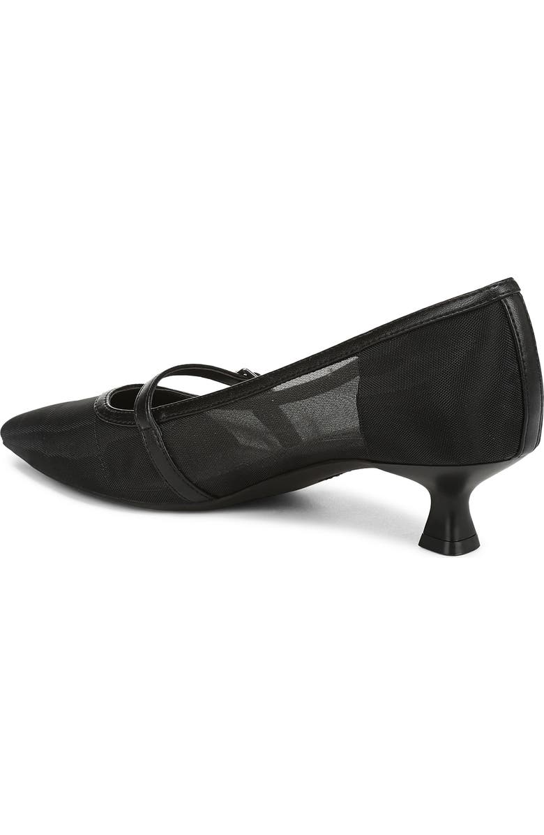 LifeStride Madelyn Mary Jane Pointed Toe Kitten Heel Pump, Alternate, color, Black