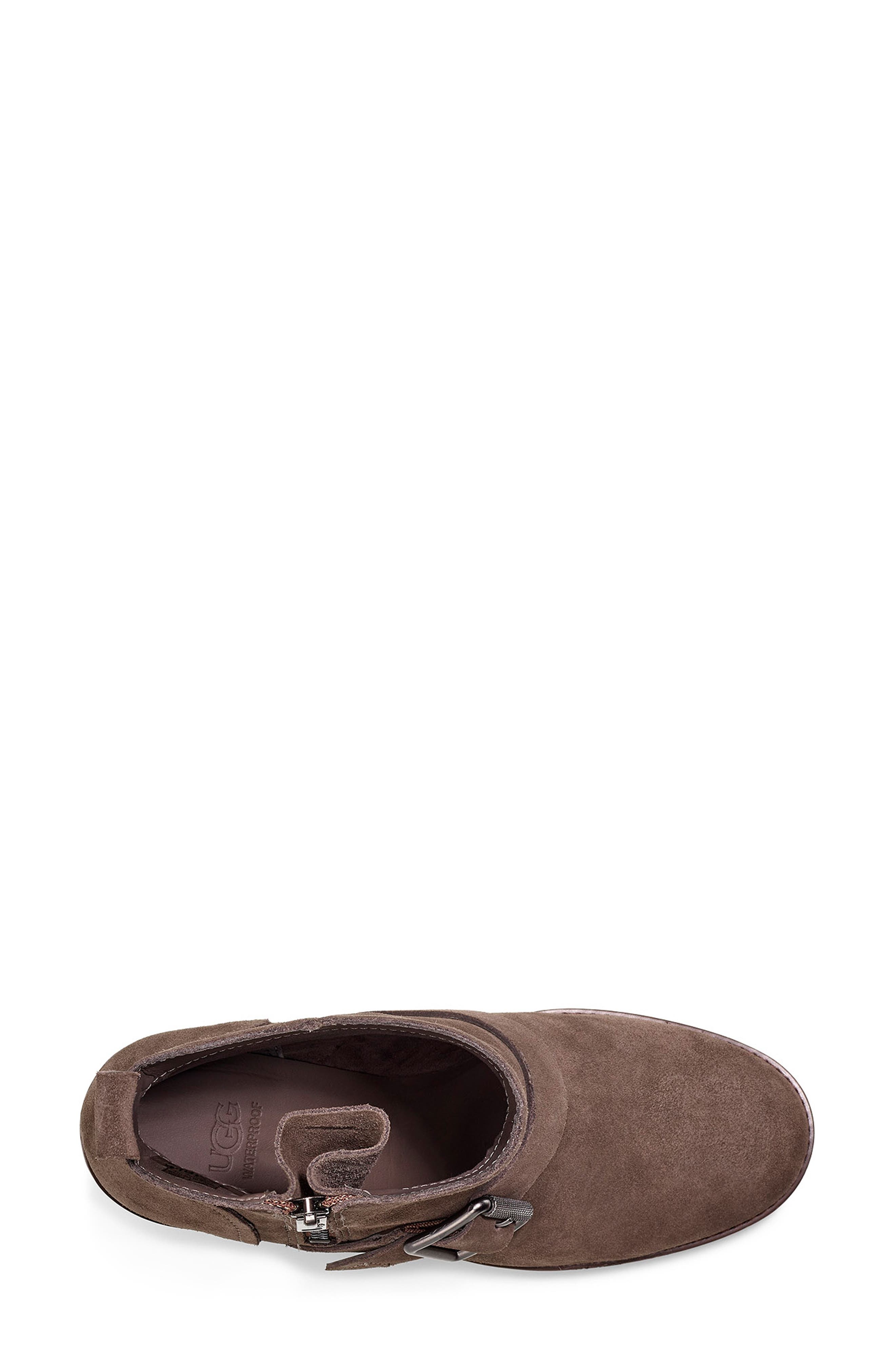 Fern Waterproof Bootie, Alternate, color, MOLE SUEDE