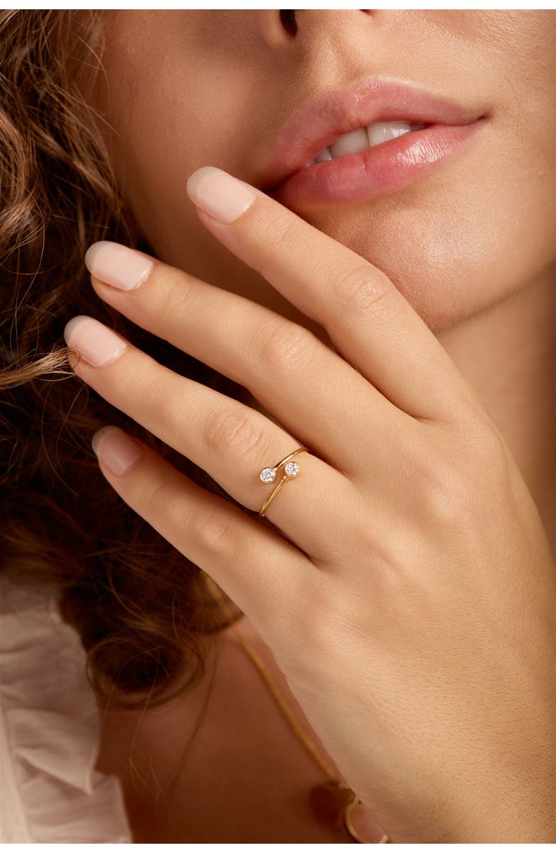 Set & Stones Stevie Adjustable Ring, Alternate, color, Gold