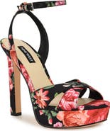 Nine West Wilda Ankle Strap Platform Sandal