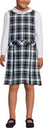 Lands' End Girls Uniform Plaid Jumper