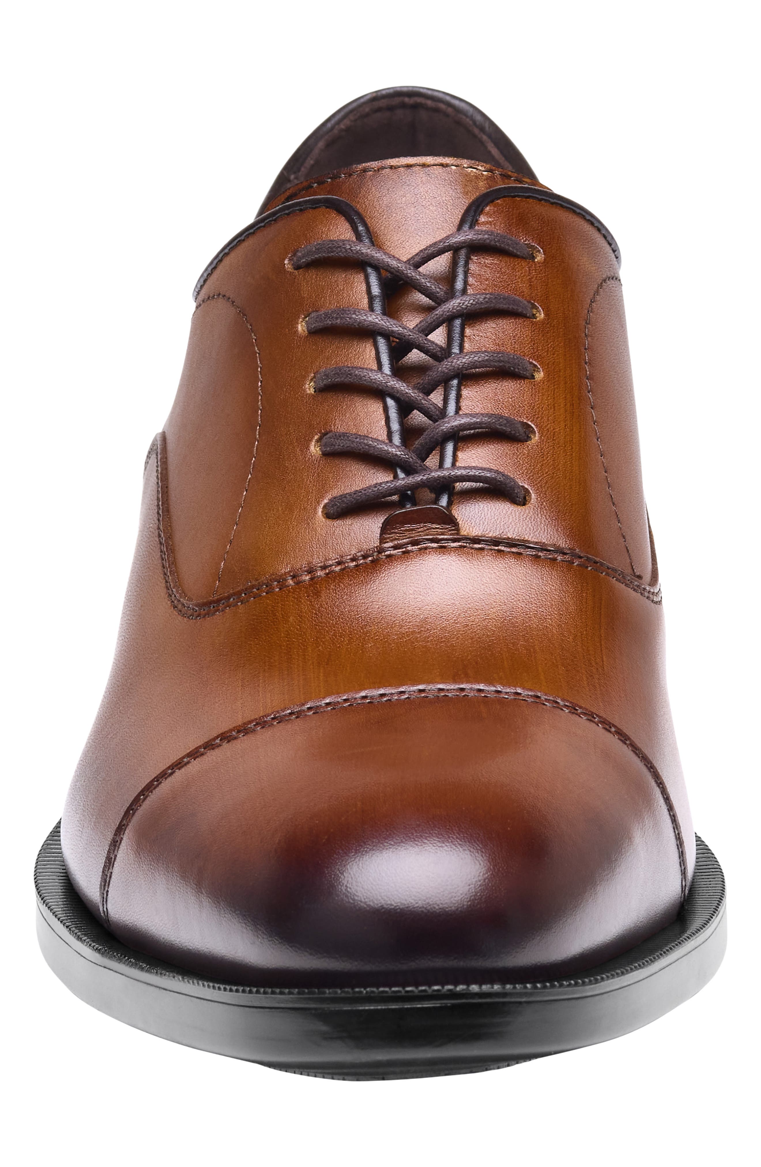 Redford Cap Toe Oxford, Alternate, color, TAN HAND-FINISHED FULL GRAIN