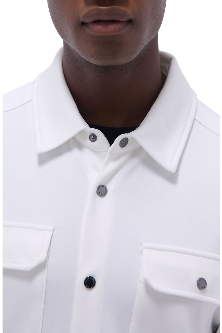 Soft Touch Knit Shirt Jacket, Alternate, color, CHALK