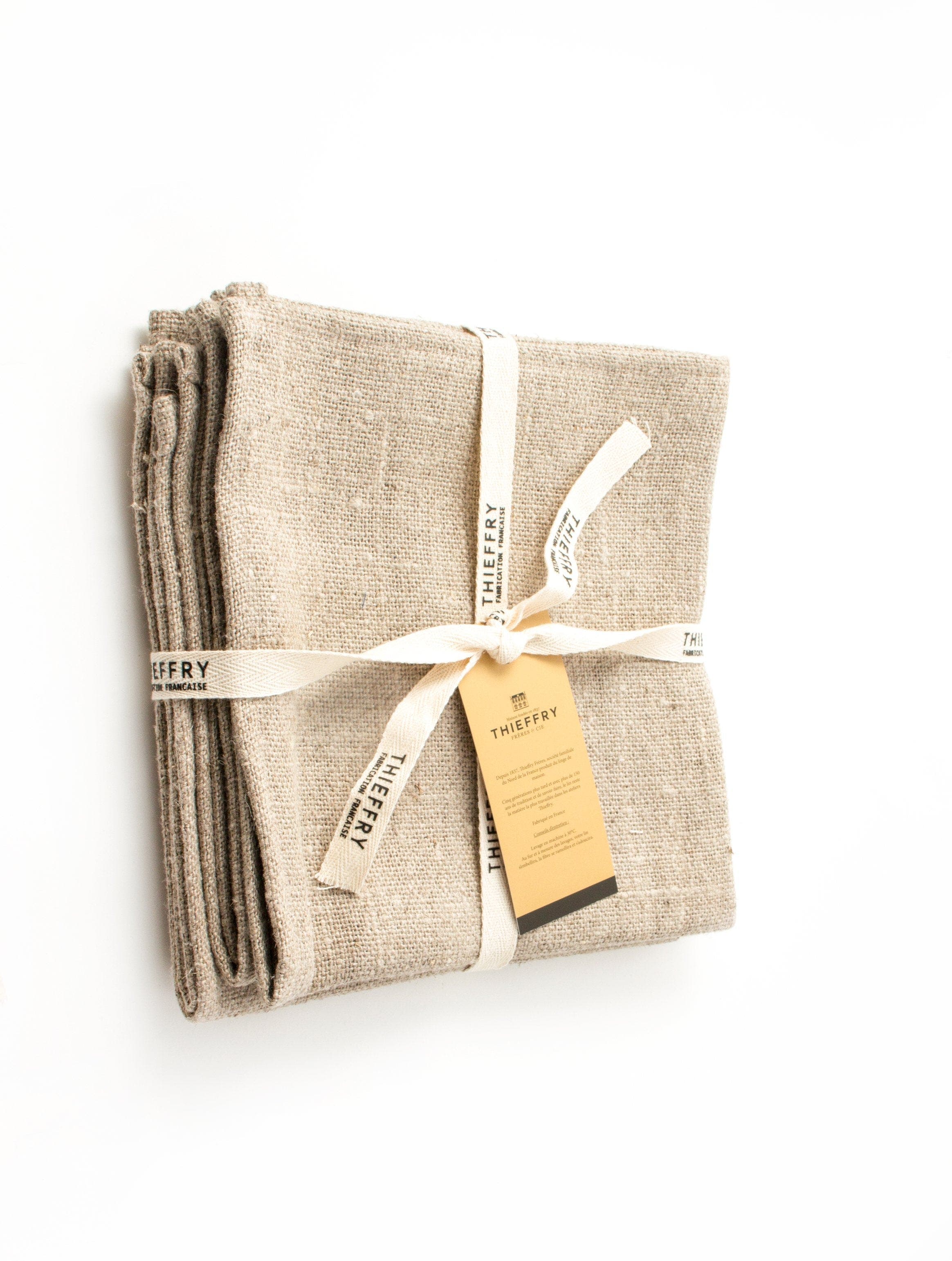 Be Home Thieffry Belgian Linen Napkins - Thumbnail 2