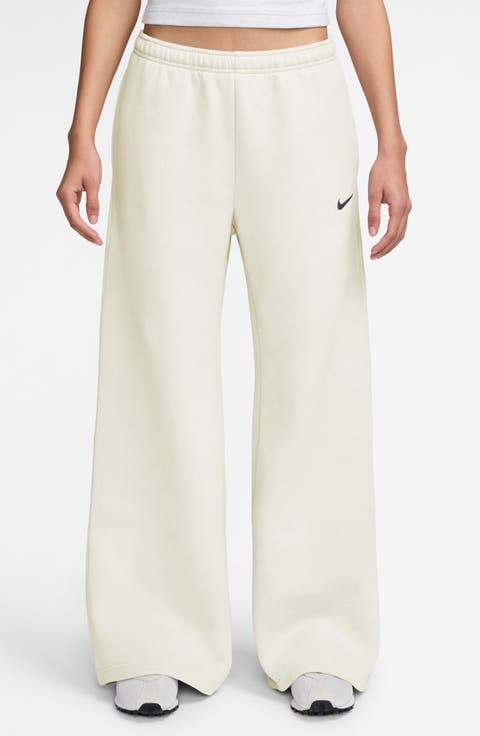 Studio Fleece Wide Leg Sweatpants