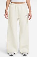 Nike Studio Fleece Wide Leg Sweatpants