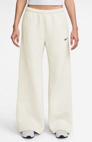 Nike Studio Fleece Wide Leg Sweatpants